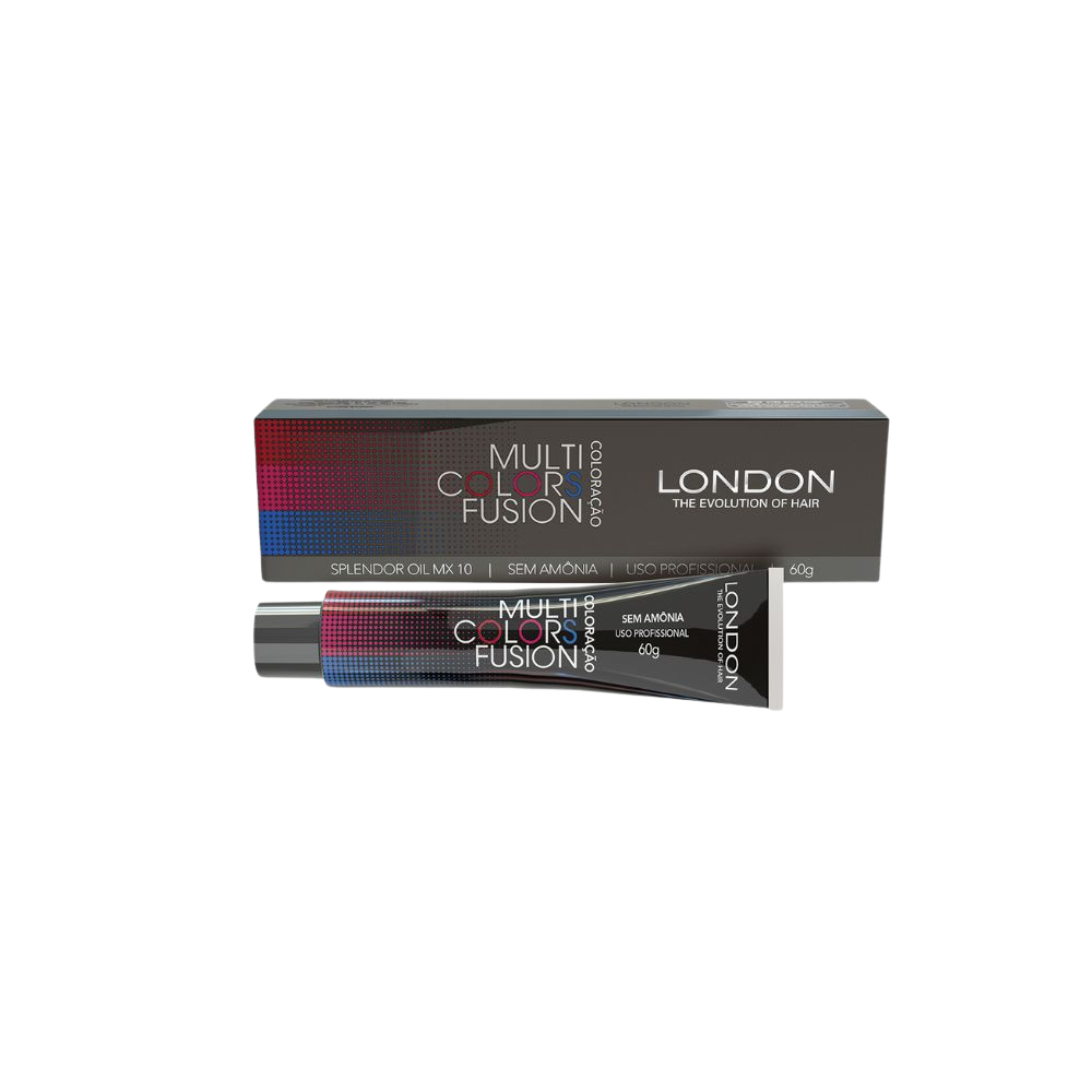 Coloração sem Amônia Multi Color Fusion Louro Médio 60g | London Cosméticos