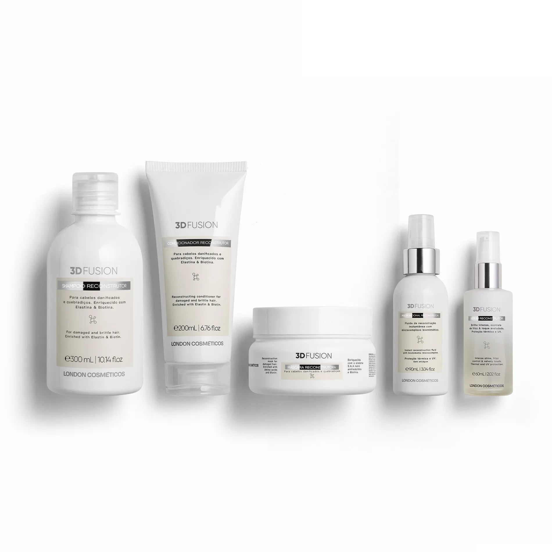 Kit Home Care 3D Fusion Fiber | London Cosméticos