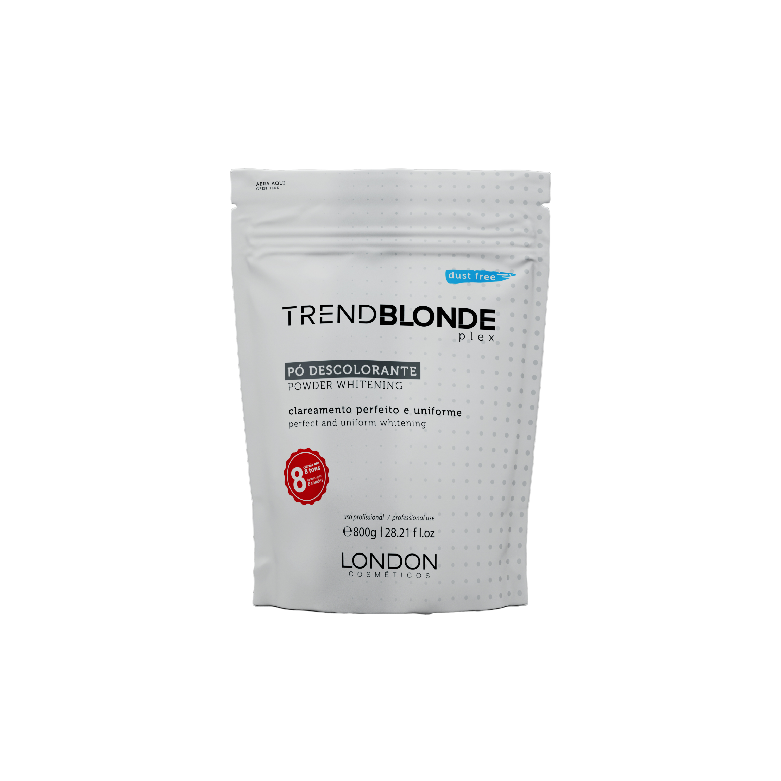Pó Descolorante Trend Blonde Plex Pouch 800g | London Cosméticos