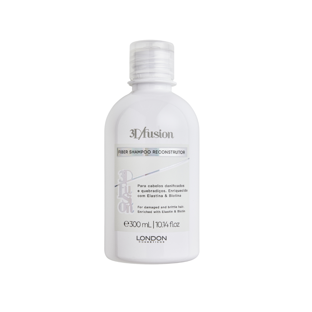 Shampoo Reconstrutor Fiber 3D Fusion 300ml | London Cosméticos